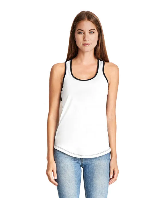 1534 - Next Level Ladies Ideal Colorblock Racerback Tank Top