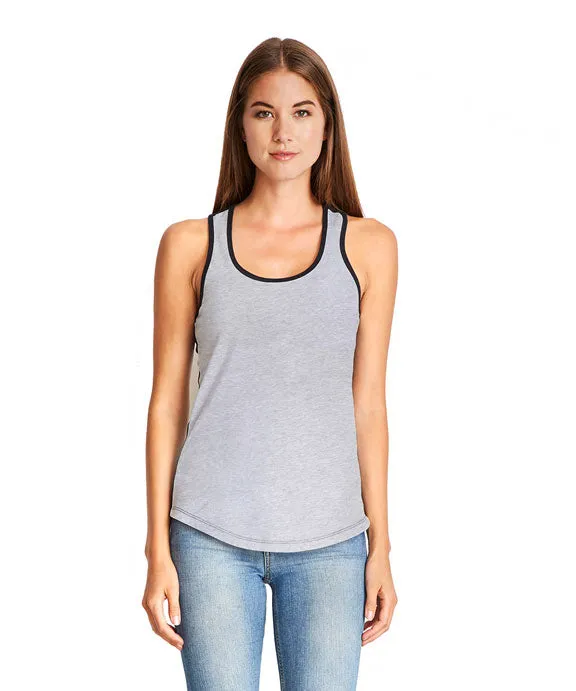 1534 - Next Level Ladies Ideal Colorblock Racerback Tank Top