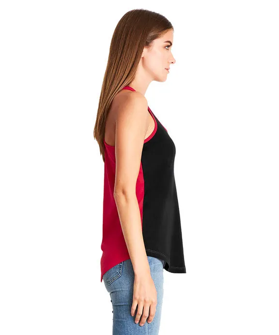 1534 - Next Level Ladies Ideal Colorblock Racerback Tank Top