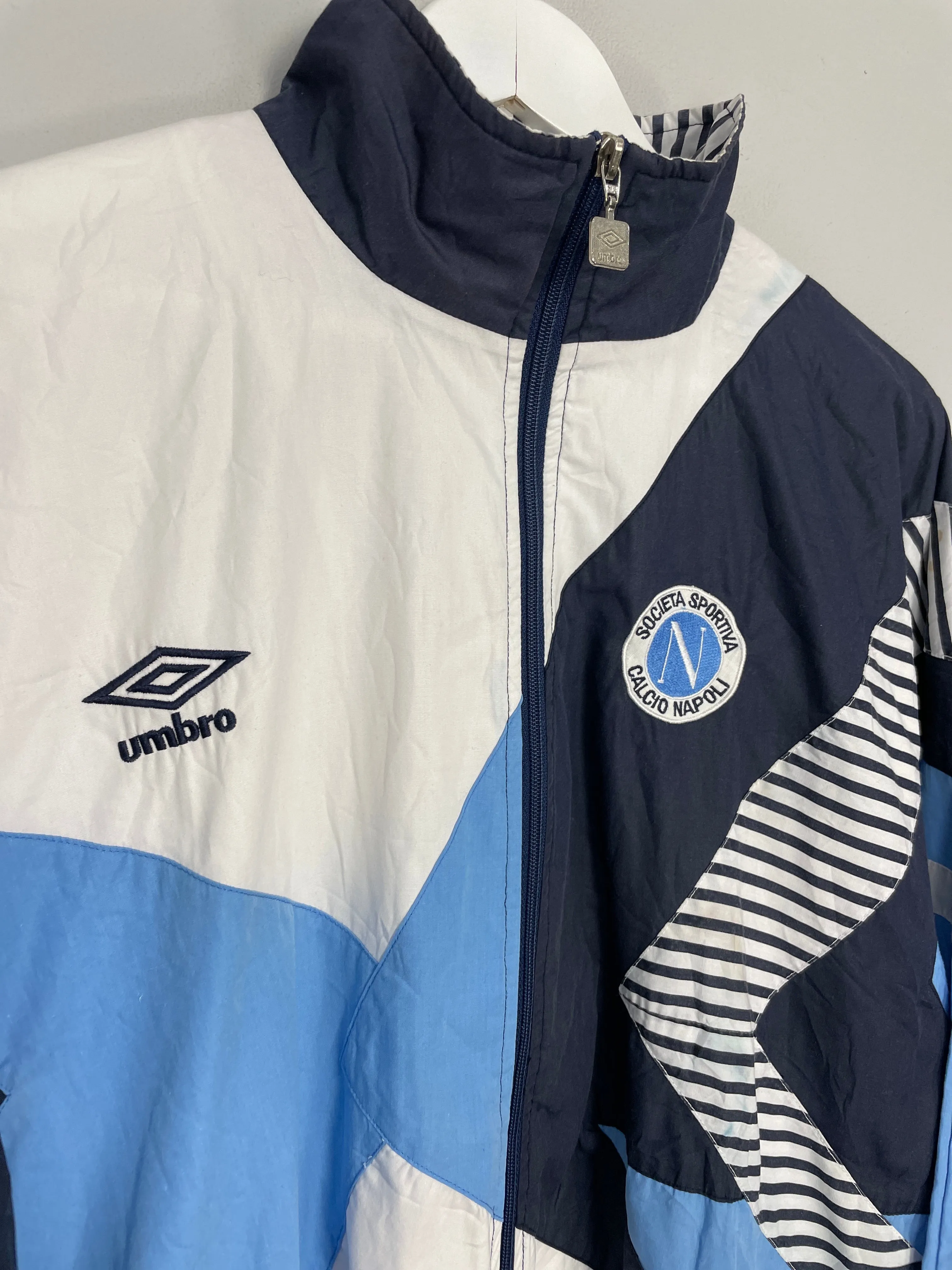 1993/94 NAPOLI TRACK JACKET (M) UMBRO