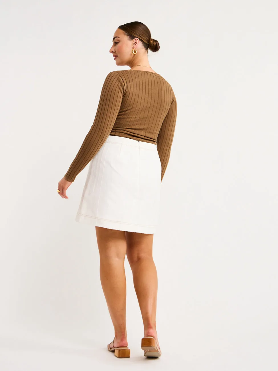 Acler Holdsworth Skirt in Ivory