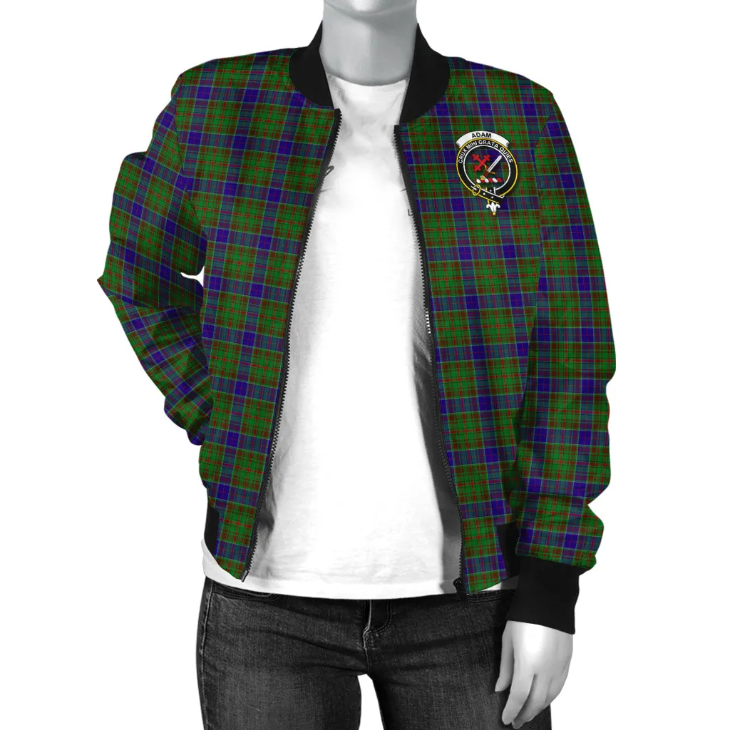 Adam Tartan Bomber Jacket with Family Crest