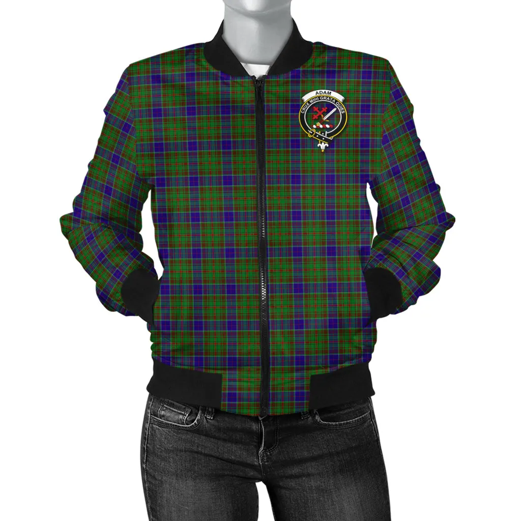 Adam Tartan Bomber Jacket with Family Crest