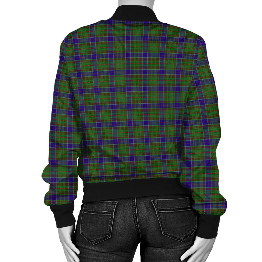 Adam Tartan Bomber Jacket with Family Crest