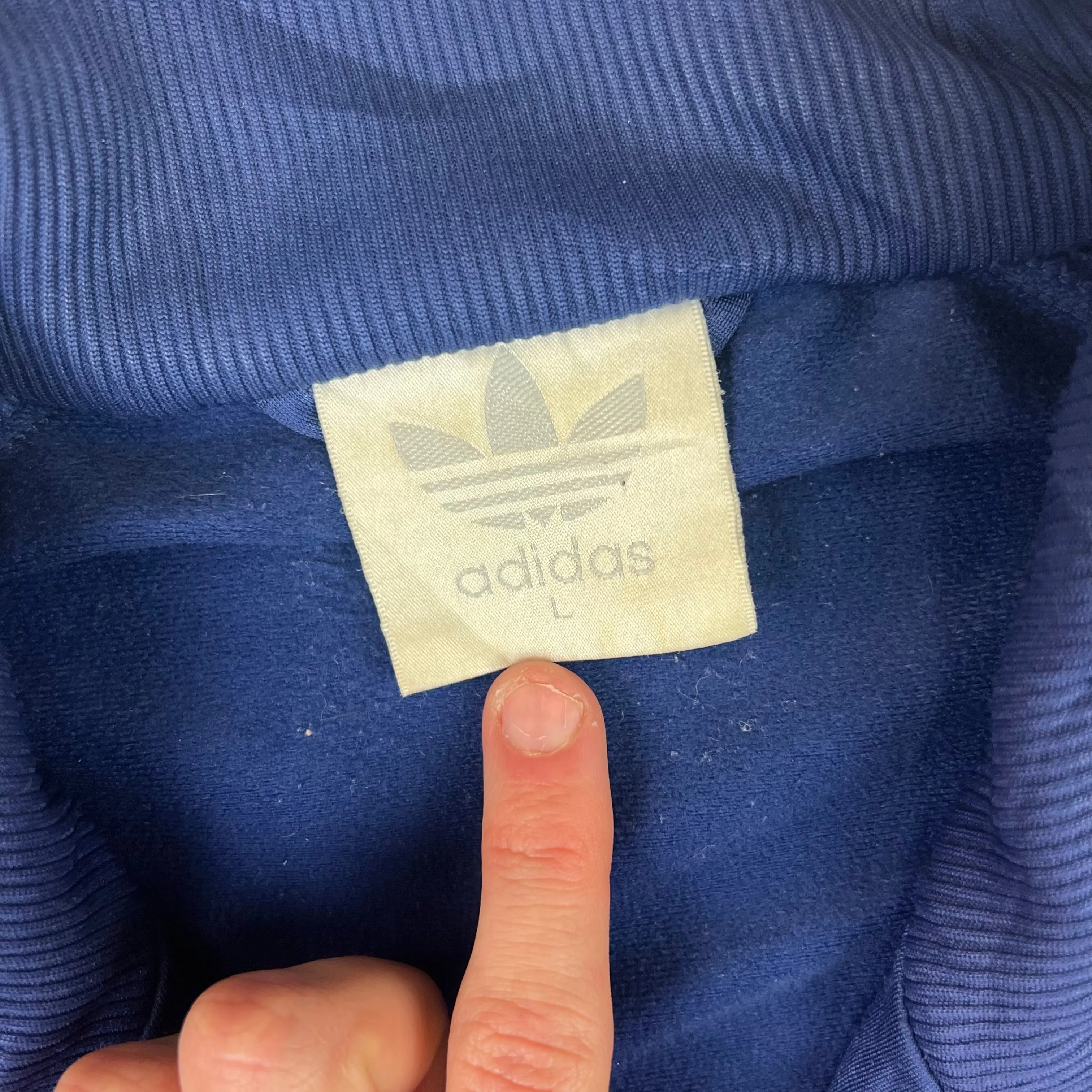 Adidas 90's First Track Top Jacket Blue