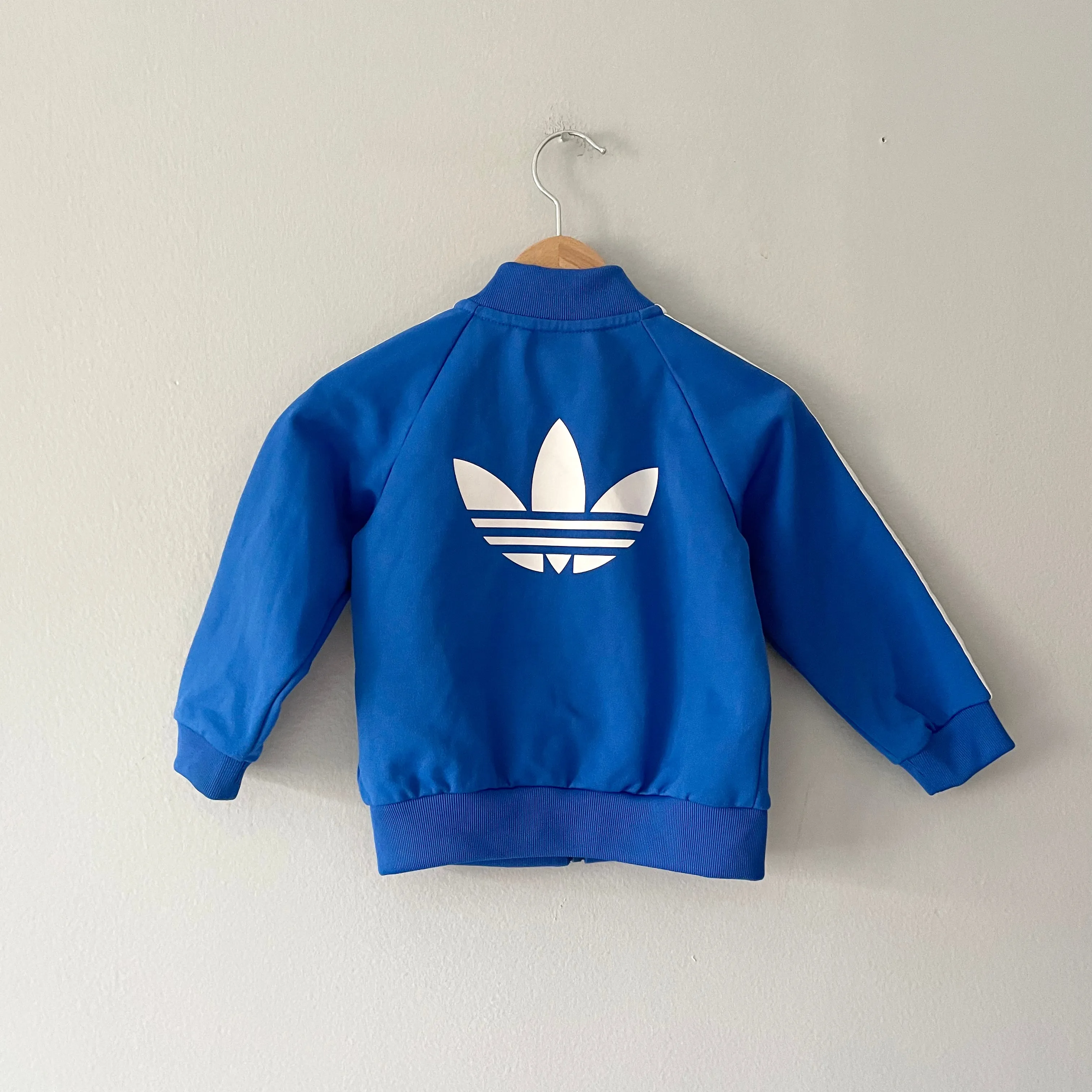 Adidas / Blue track jacket / 6-9M