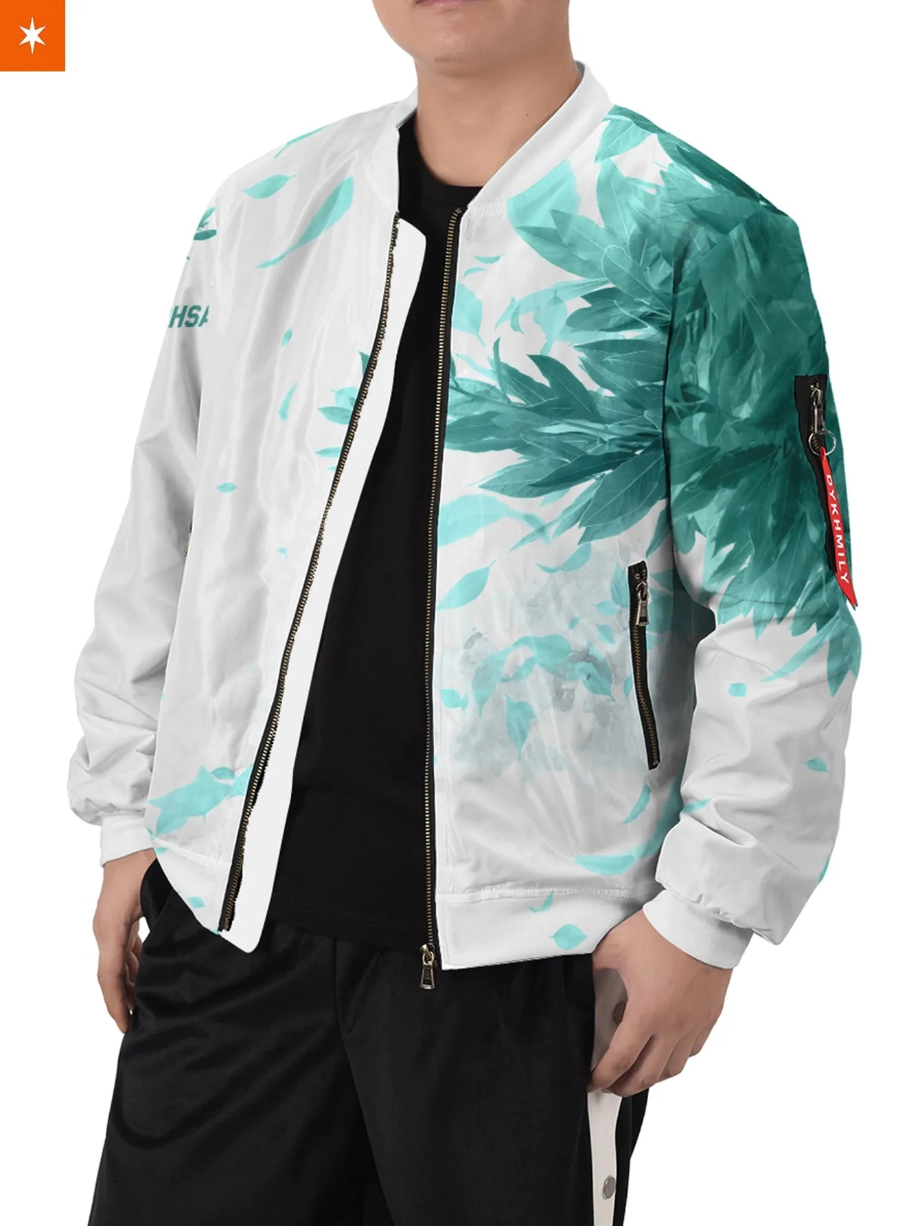 Aoba Johsai Green Leaf Bomber Jacket