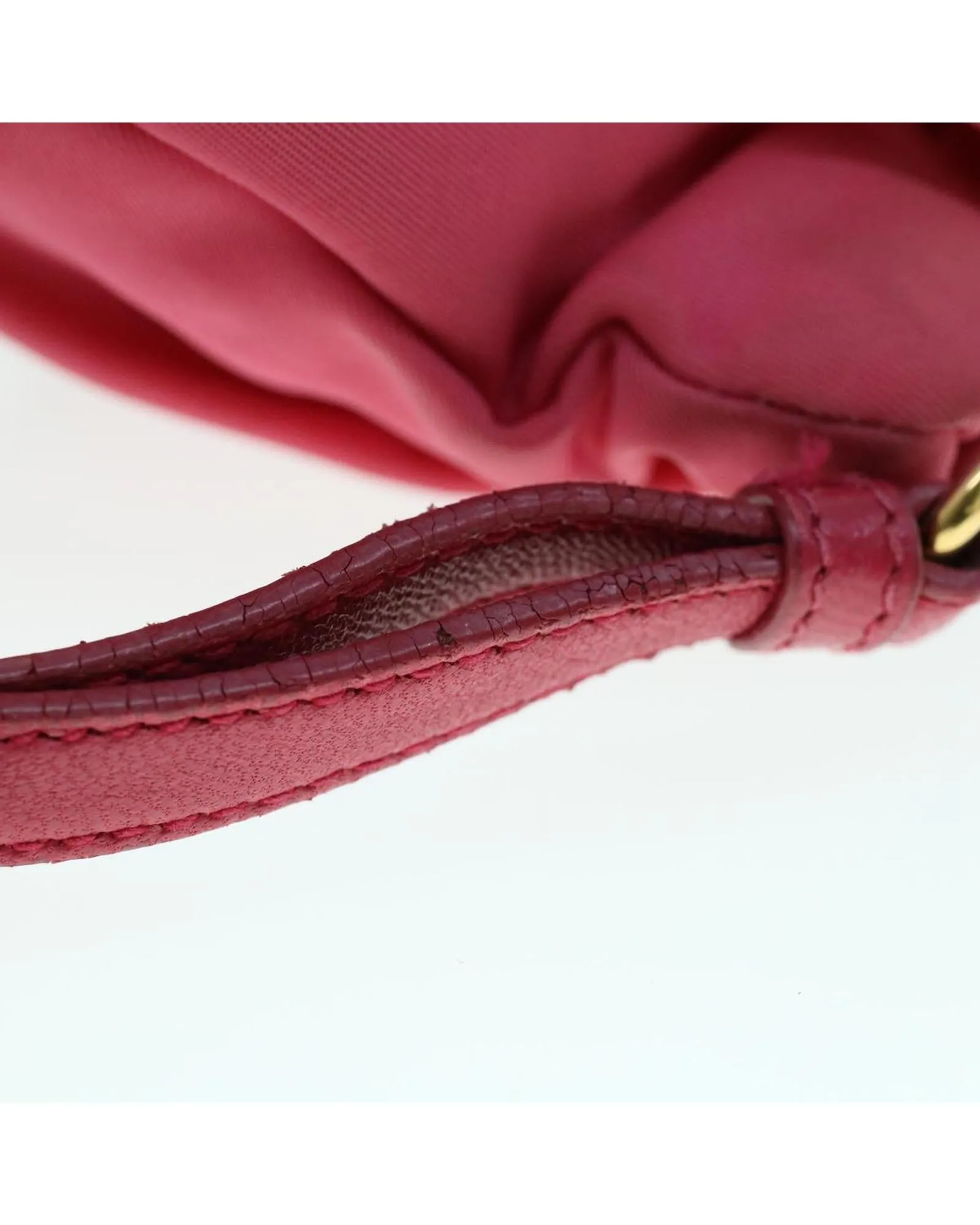 Authentic Pink Nylon Pouch