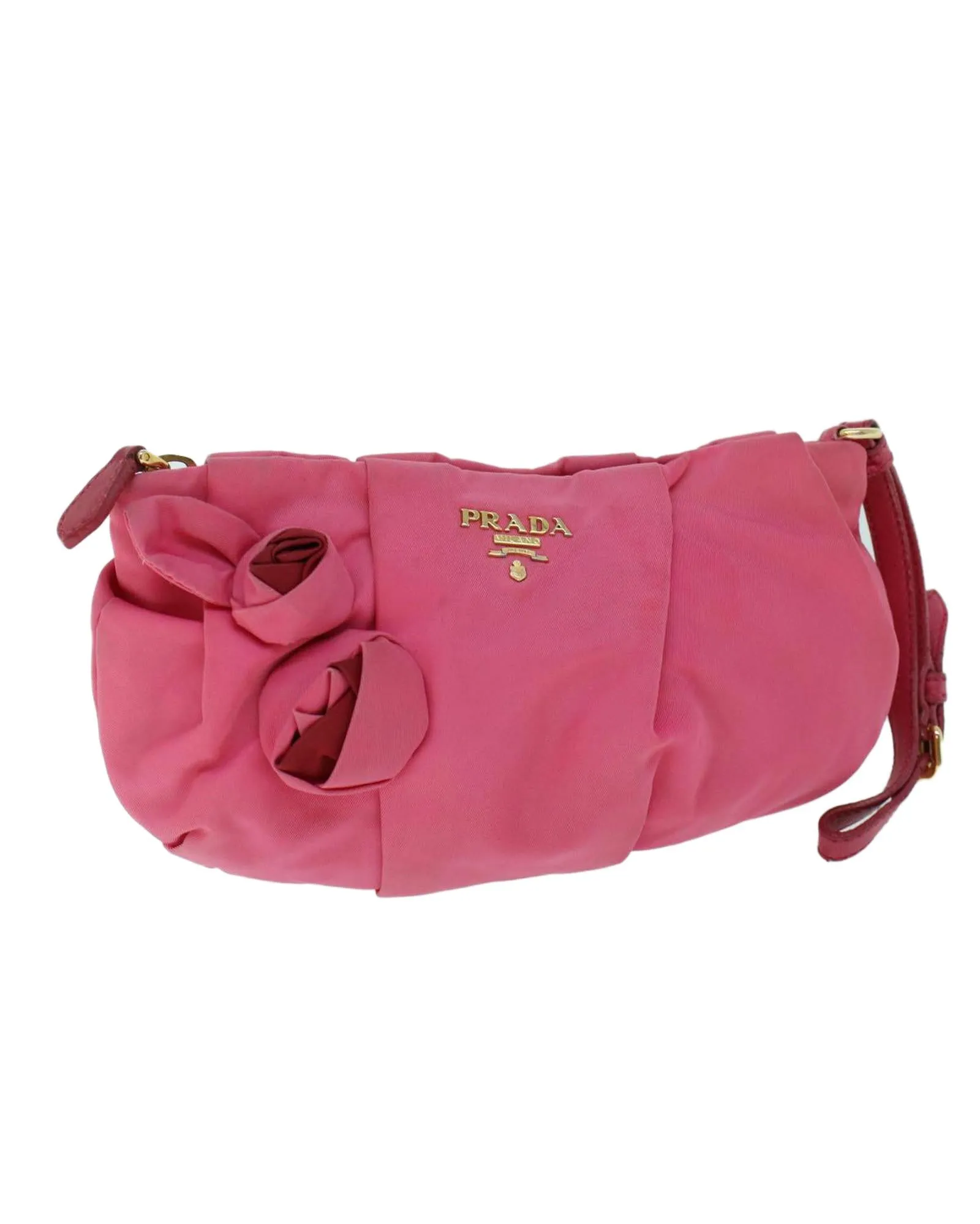 Authentic Pink Nylon Pouch