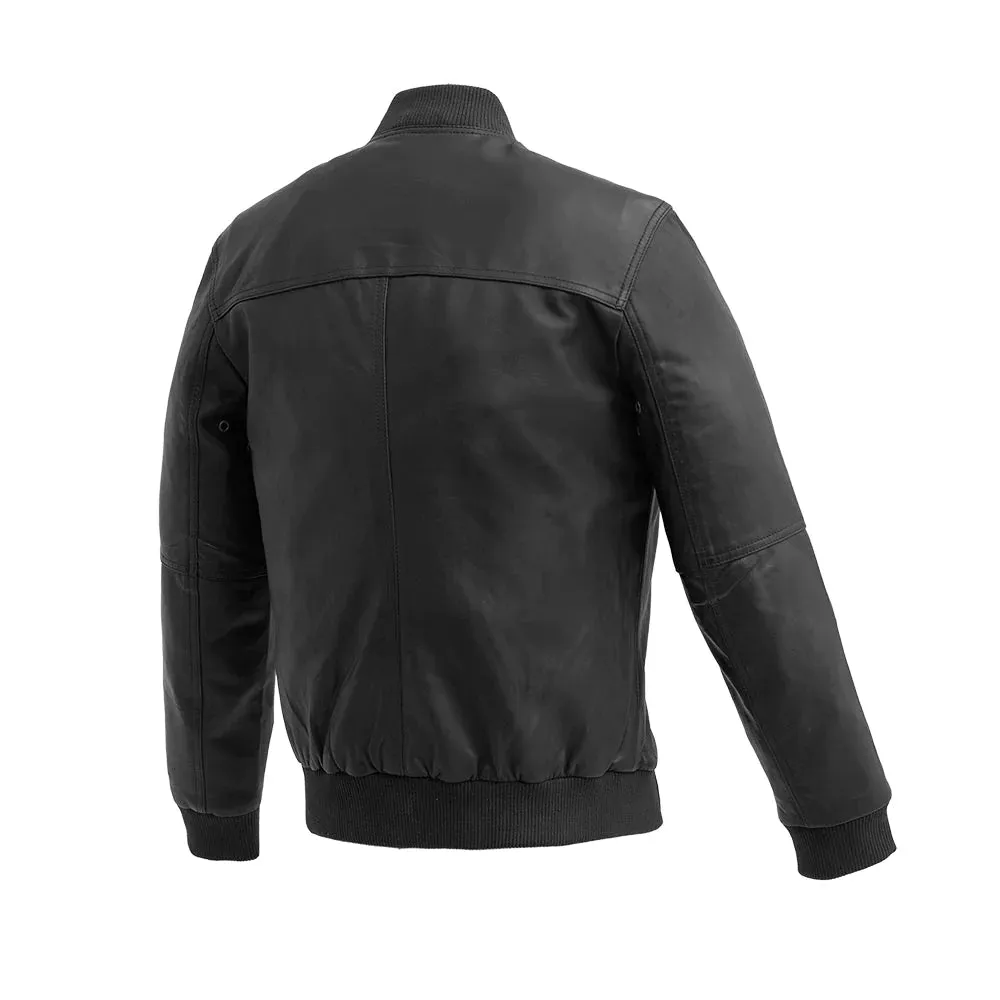 Aviator Mens Bomber Leather Jacket