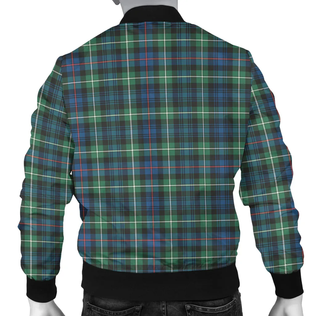 Baillie Ancient Tartan Bomber Jacket with Family Crest