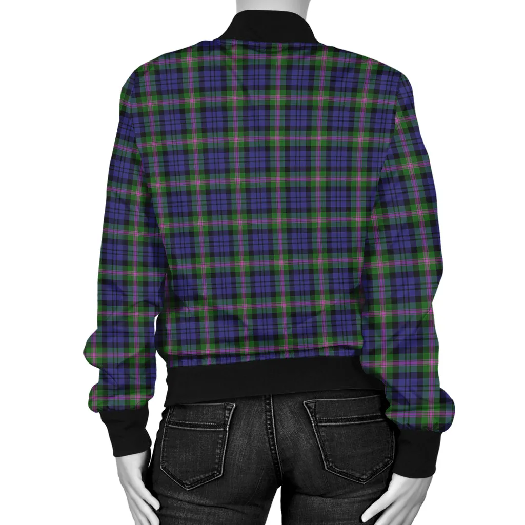 Baird Modern Tartan Bomber Jacket with Family Crest