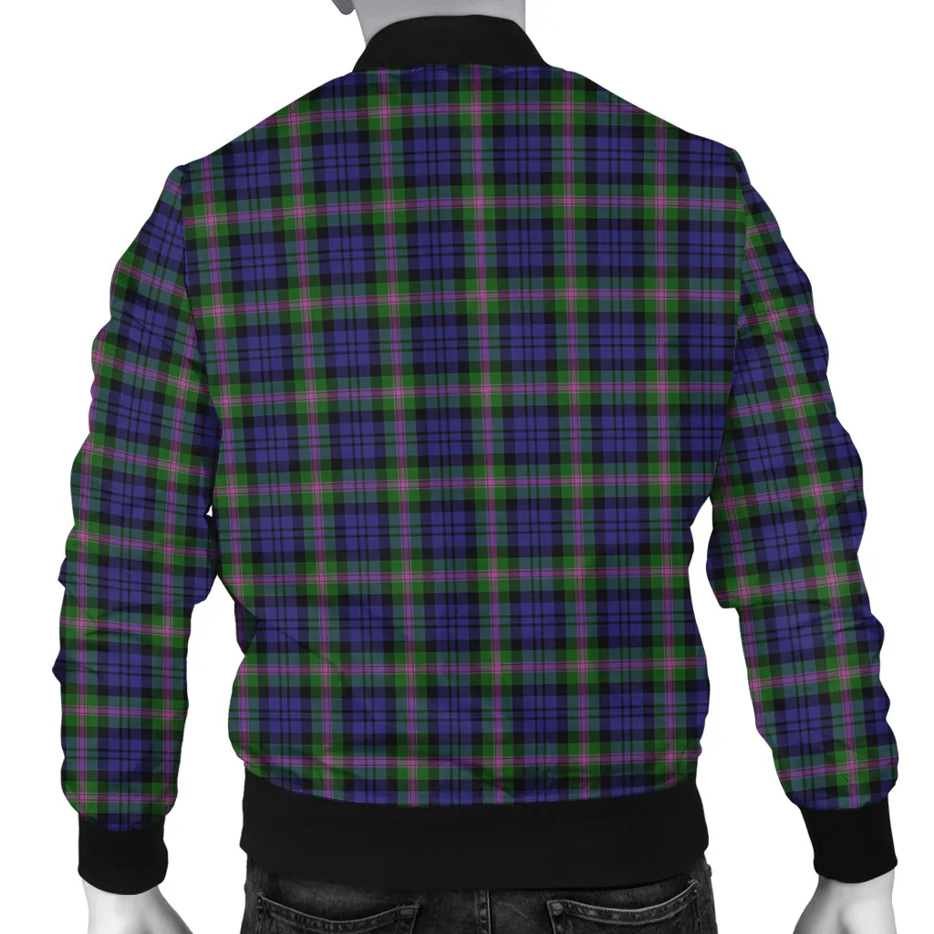 Baird Modern Tartan Bomber Jacket with Family Crest