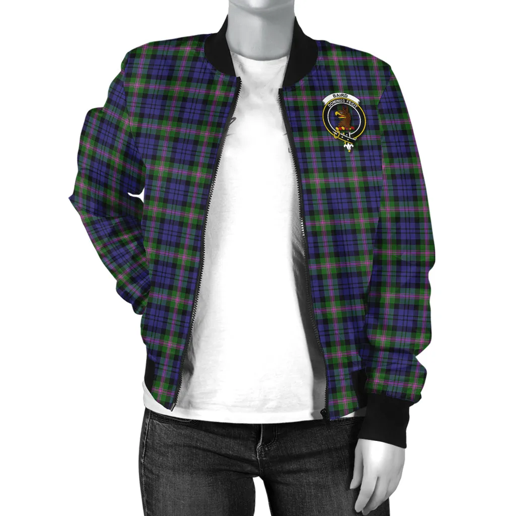 Baird Modern Tartan Bomber Jacket with Family Crest