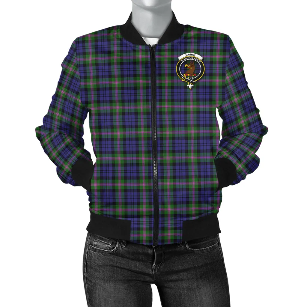 Baird Modern Tartan Bomber Jacket with Family Crest