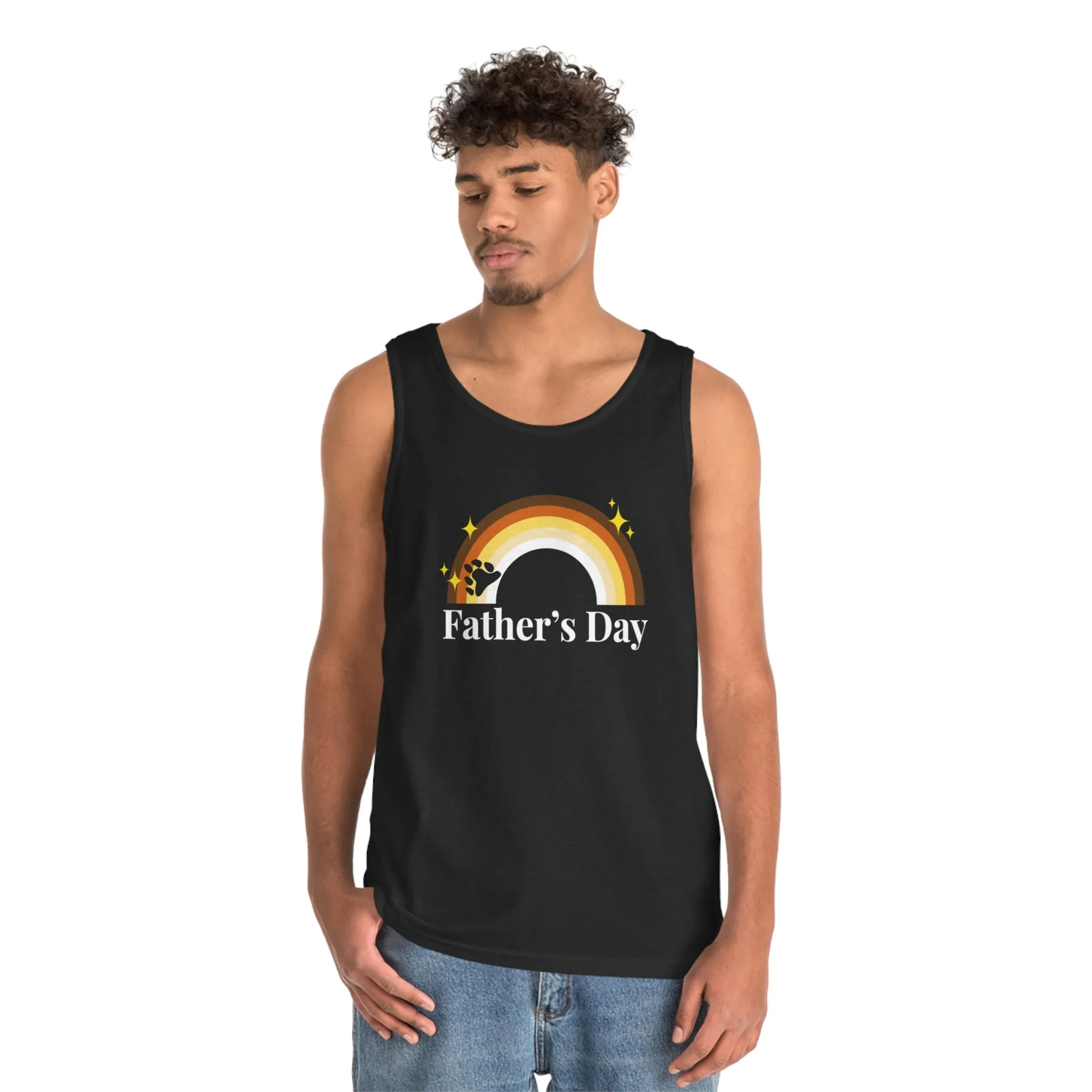 Bear Pride Flag Tank Top Unisex Size - Father's Day