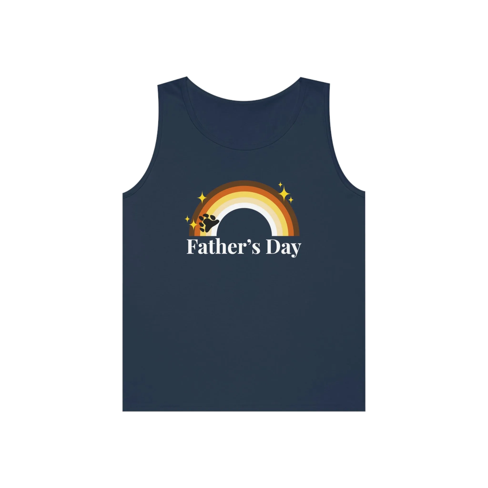 Bear Pride Flag Tank Top Unisex Size - Father's Day