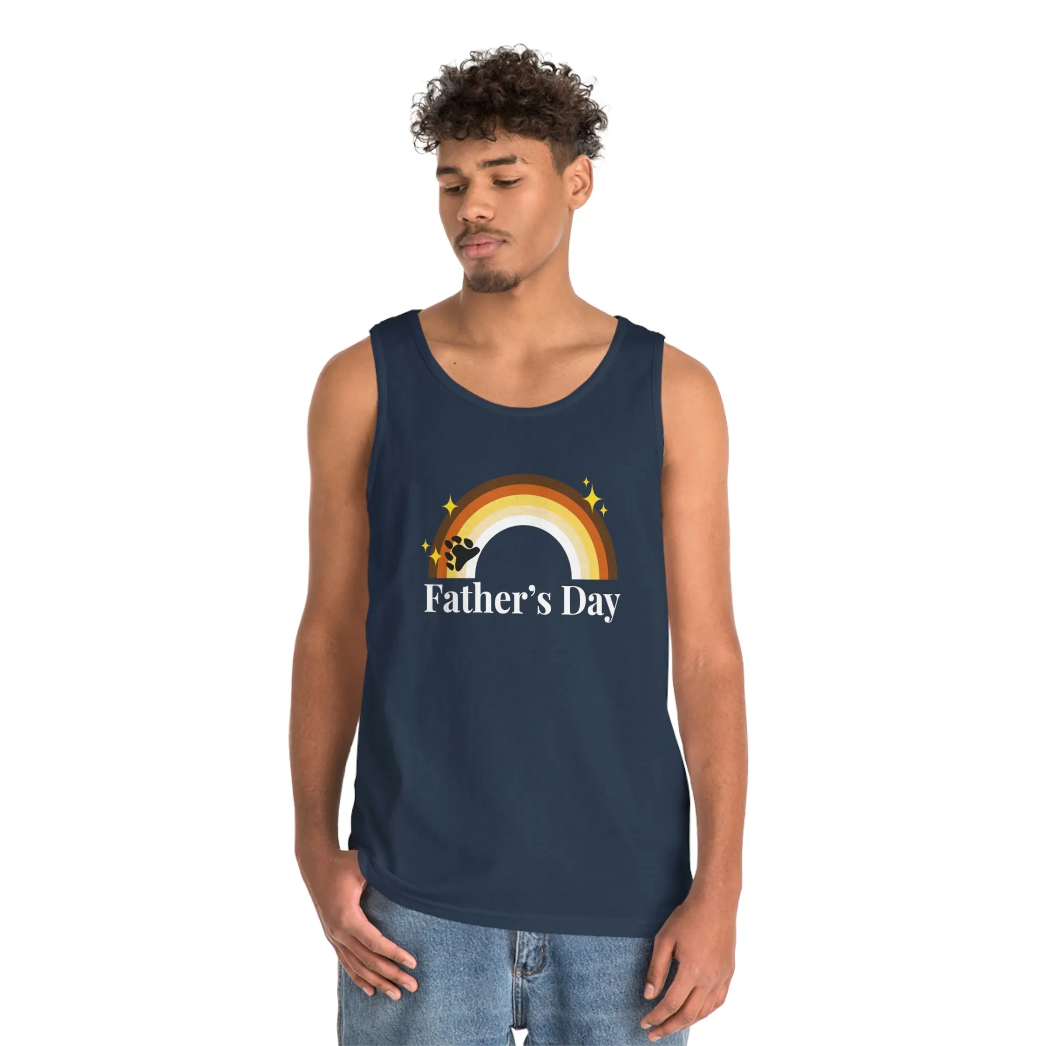 Bear Pride Flag Tank Top Unisex Size - Father's Day