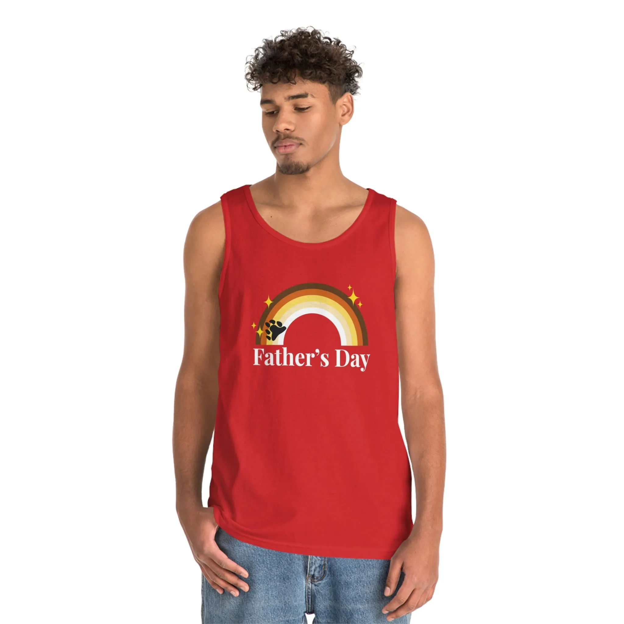 Bear Pride Flag Tank Top Unisex Size - Father's Day