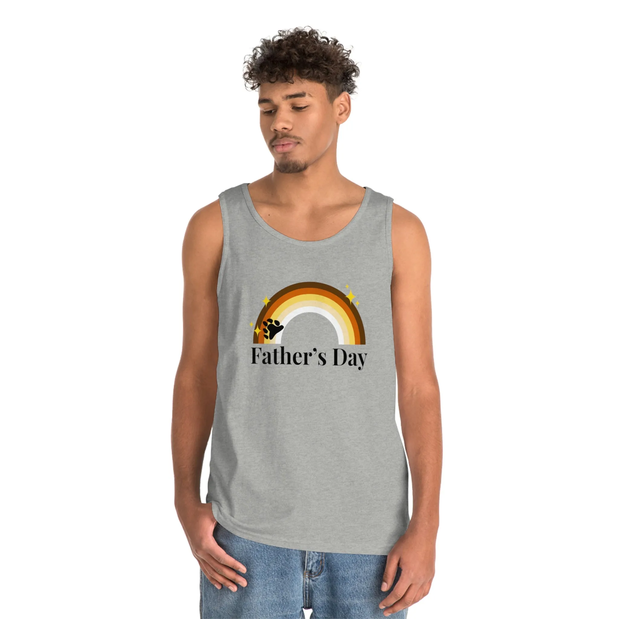 Bear Pride Flag Tank Top Unisex Size - Father's Day