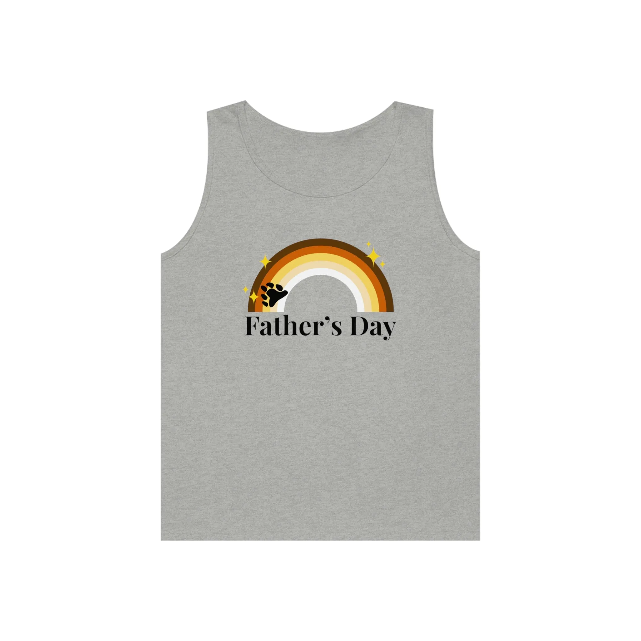 Bear Pride Flag Tank Top Unisex Size - Father's Day