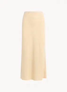 Bias Midi Skirt - Summer Khaki