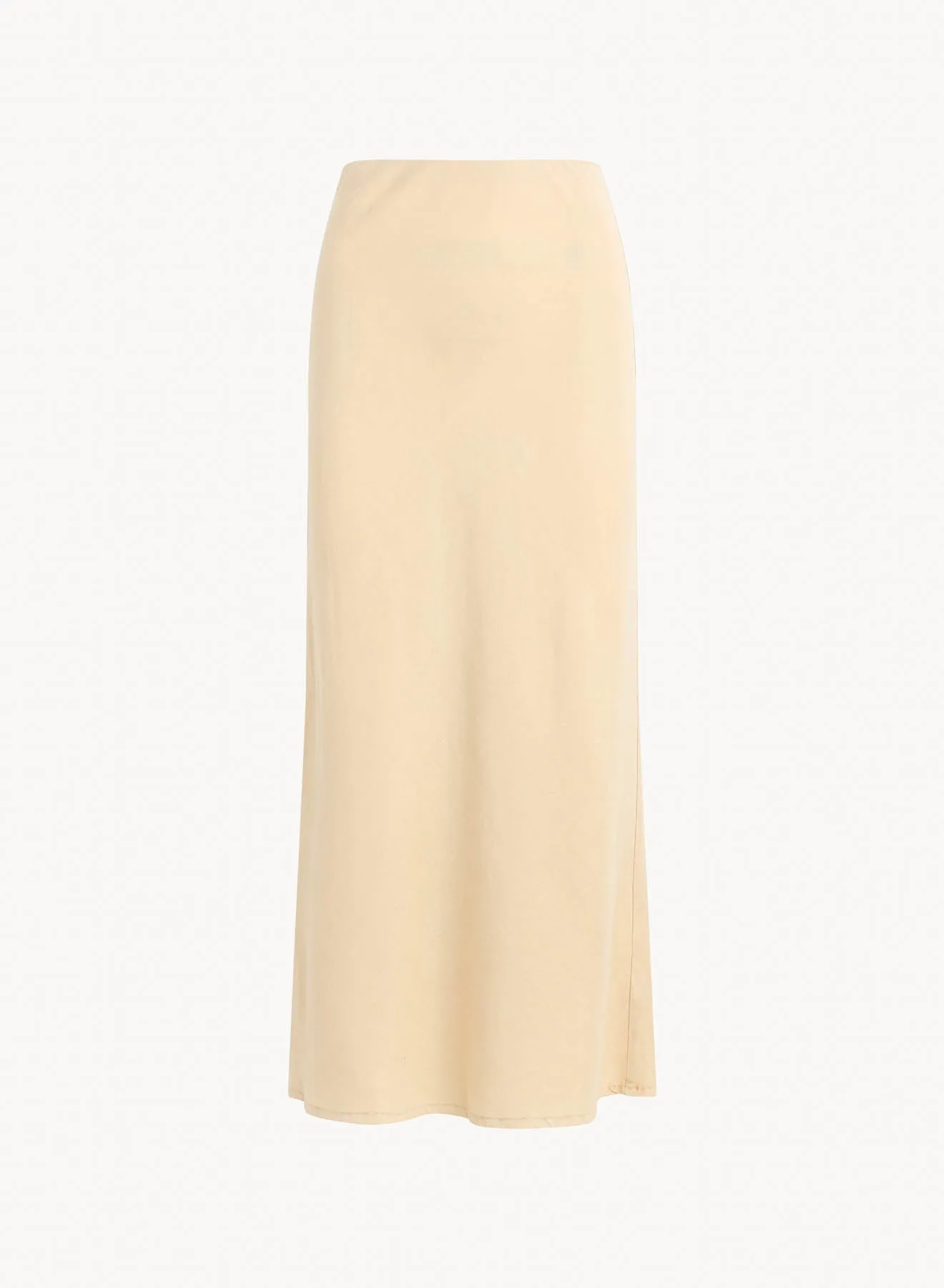 Bias Midi Skirt - Summer Khaki