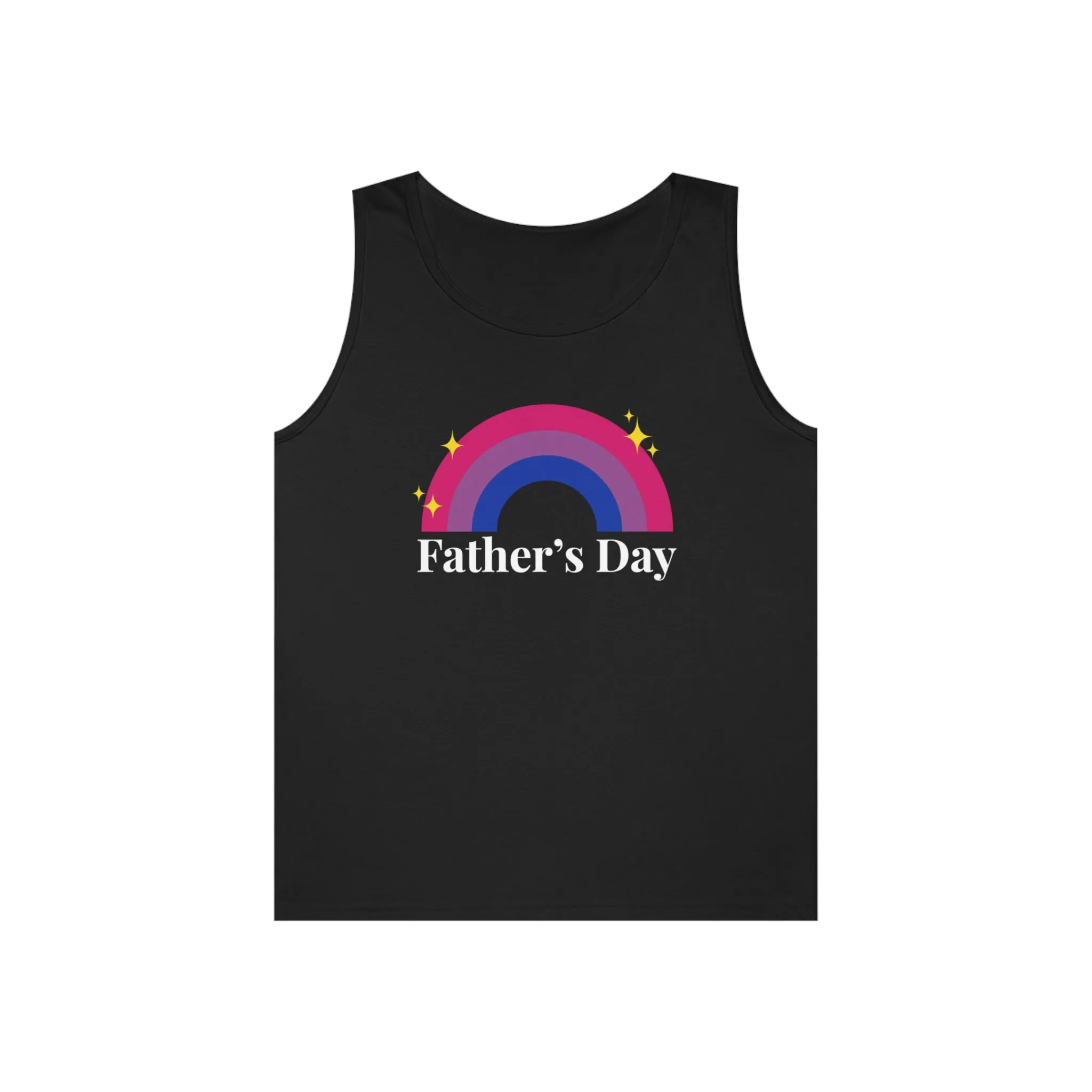 Bisexual Pride Flag Tank Top Unisex Size - Father's Day