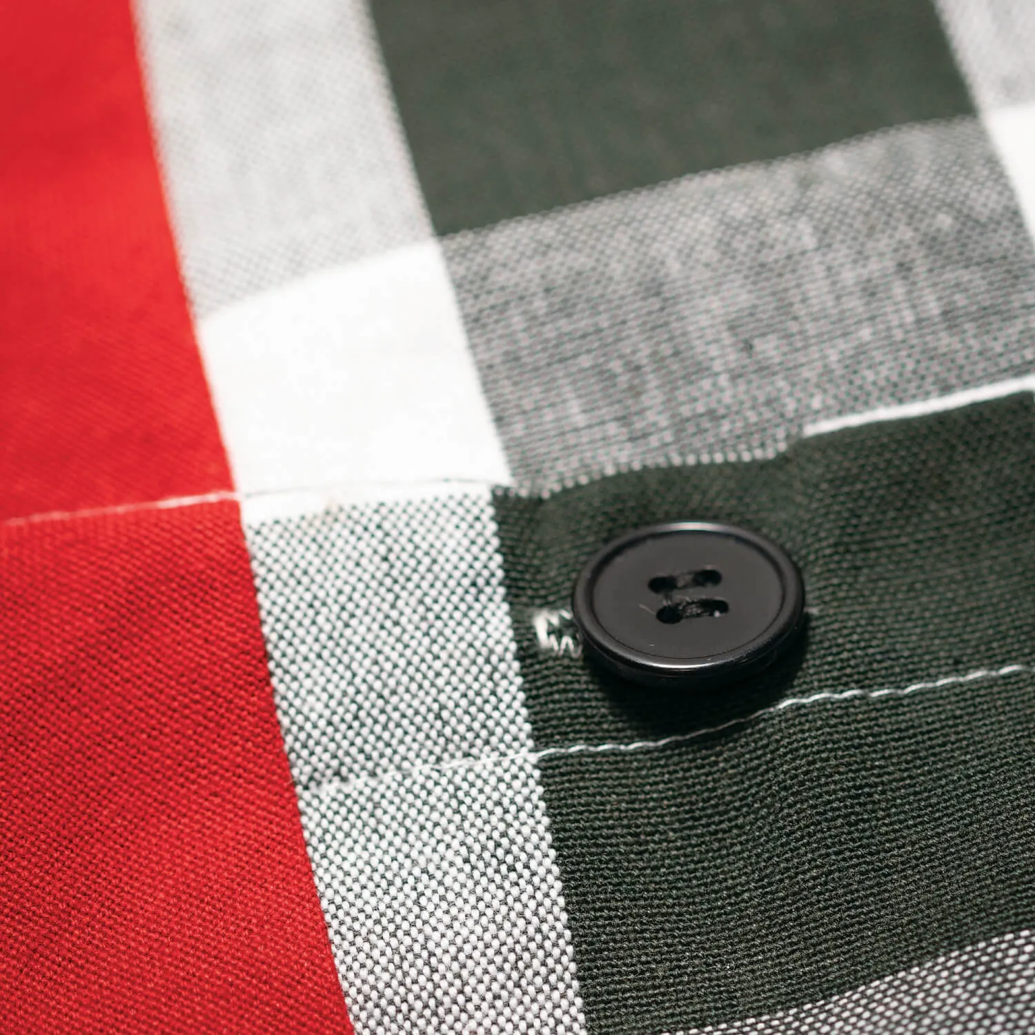 Black and White Buffalo Plaid Christmas Tree Skirt