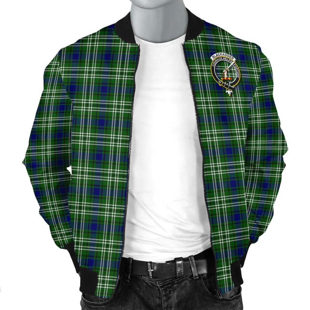 Blackadder Tartan Bomber Jacket with Family Crest