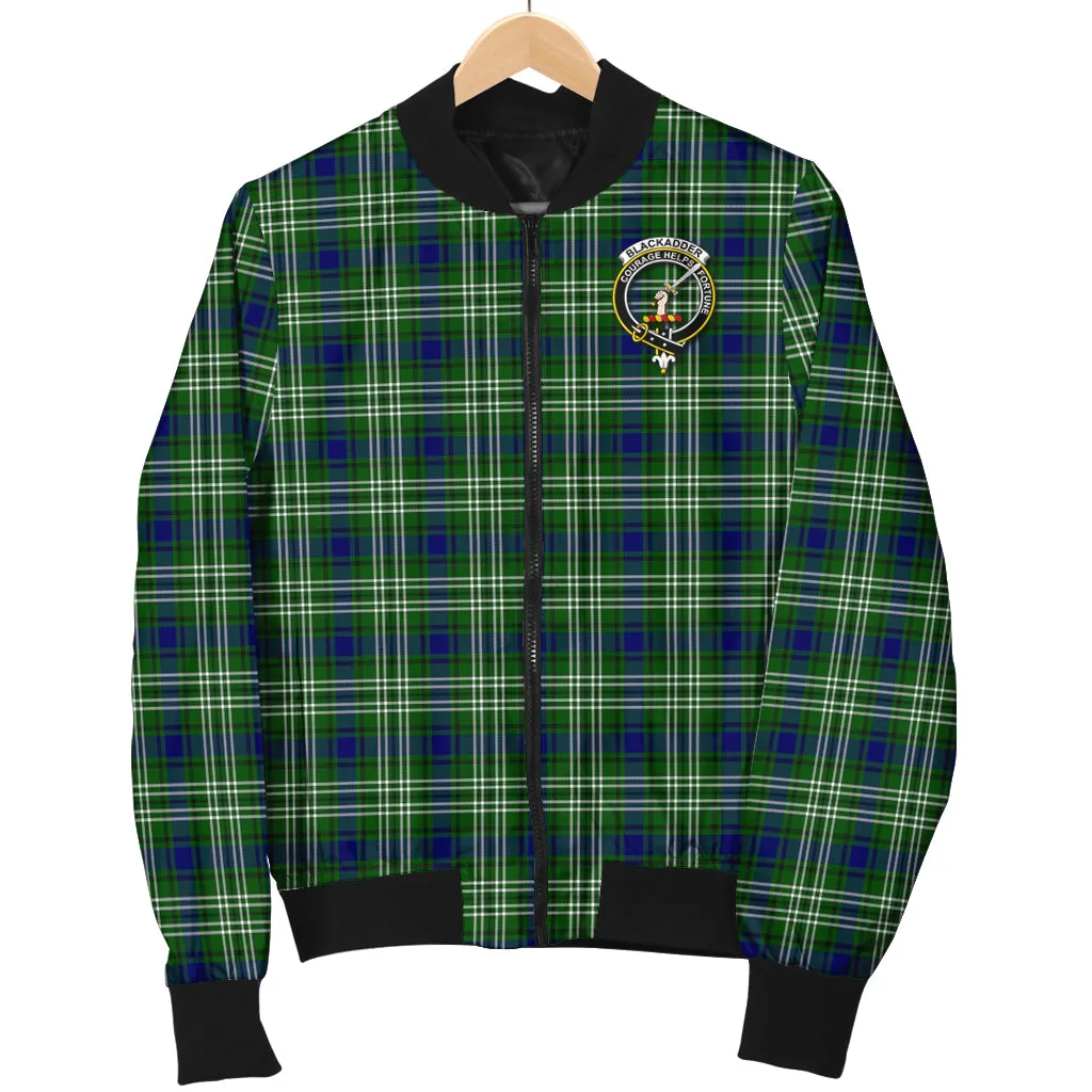 Blackadder Tartan Bomber Jacket with Family Crest