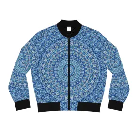 Blue Mandala - Inovax Women's Bomber Jacket