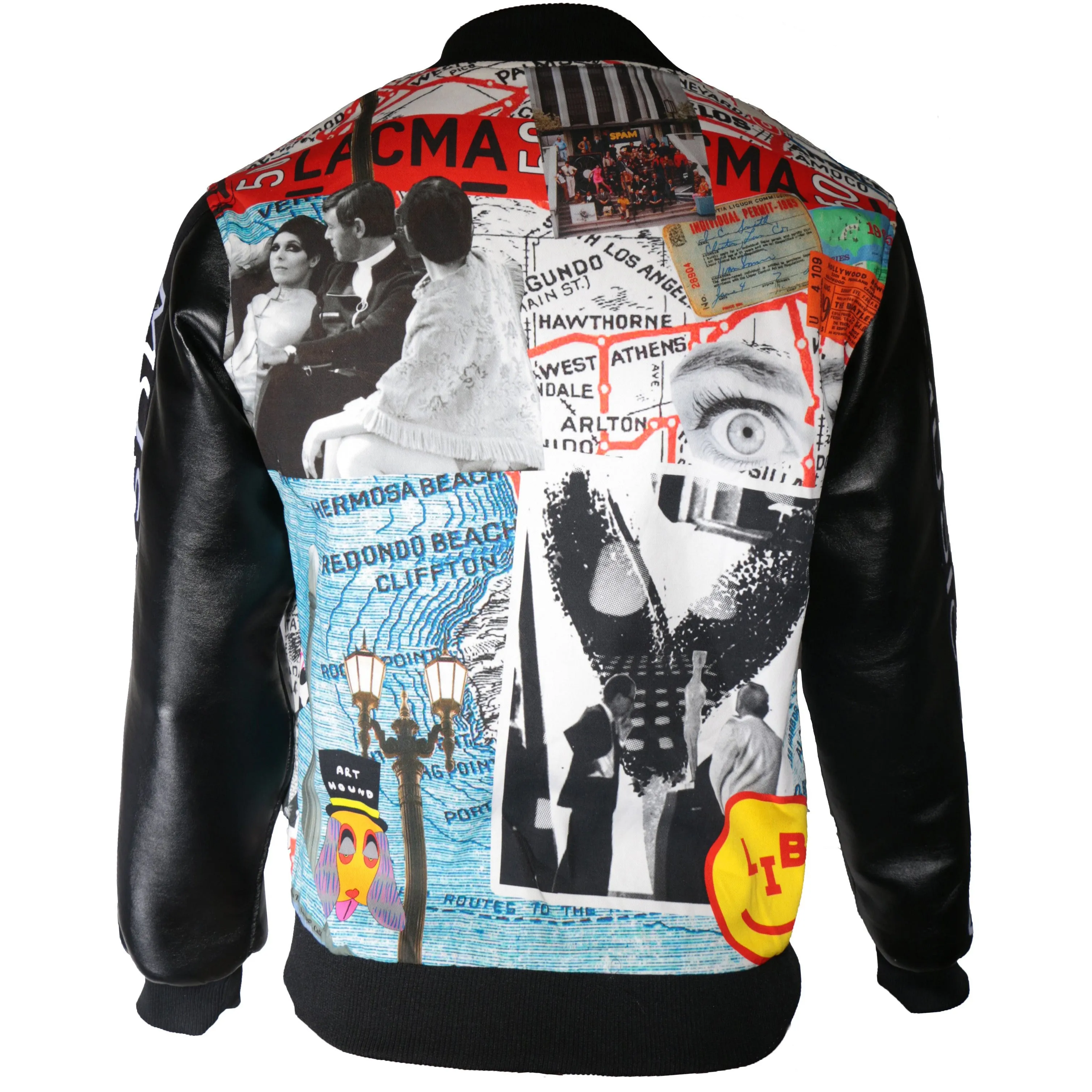 Bomber Jacket with Libertine prints