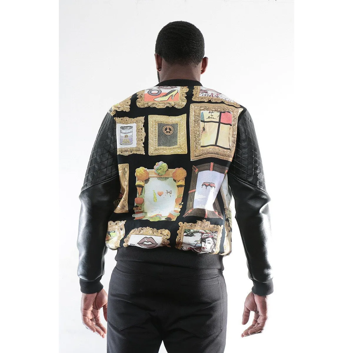 Bomber Jacket with Modern image imprint