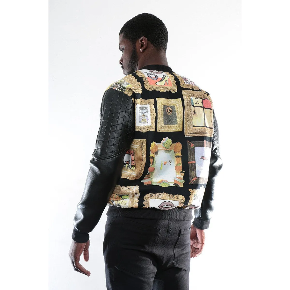 Bomber Jacket with Modern image imprint