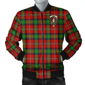 Boyd Tartan Bomber Jacket with Family Crest