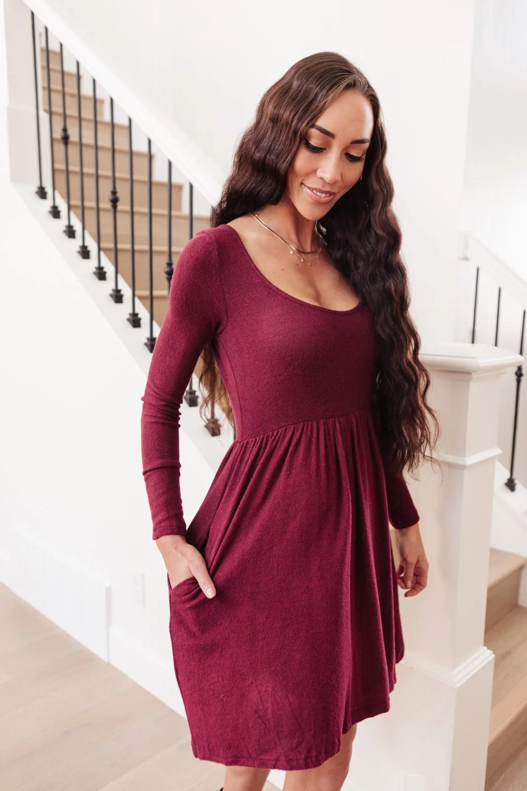 Brightest Star Dress in Plum