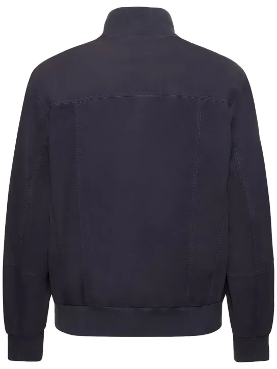 Brunello Cucinelli   Suede bomber jacket 