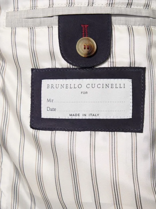 Brunello Cucinelli   Suede bomber jacket 