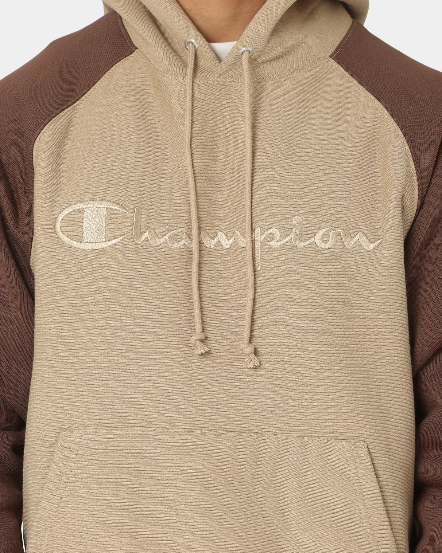 Champion Reverse Weave Raglan Hoodie Country Walnut