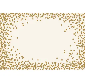 Confetti Dot Placemats - Gold