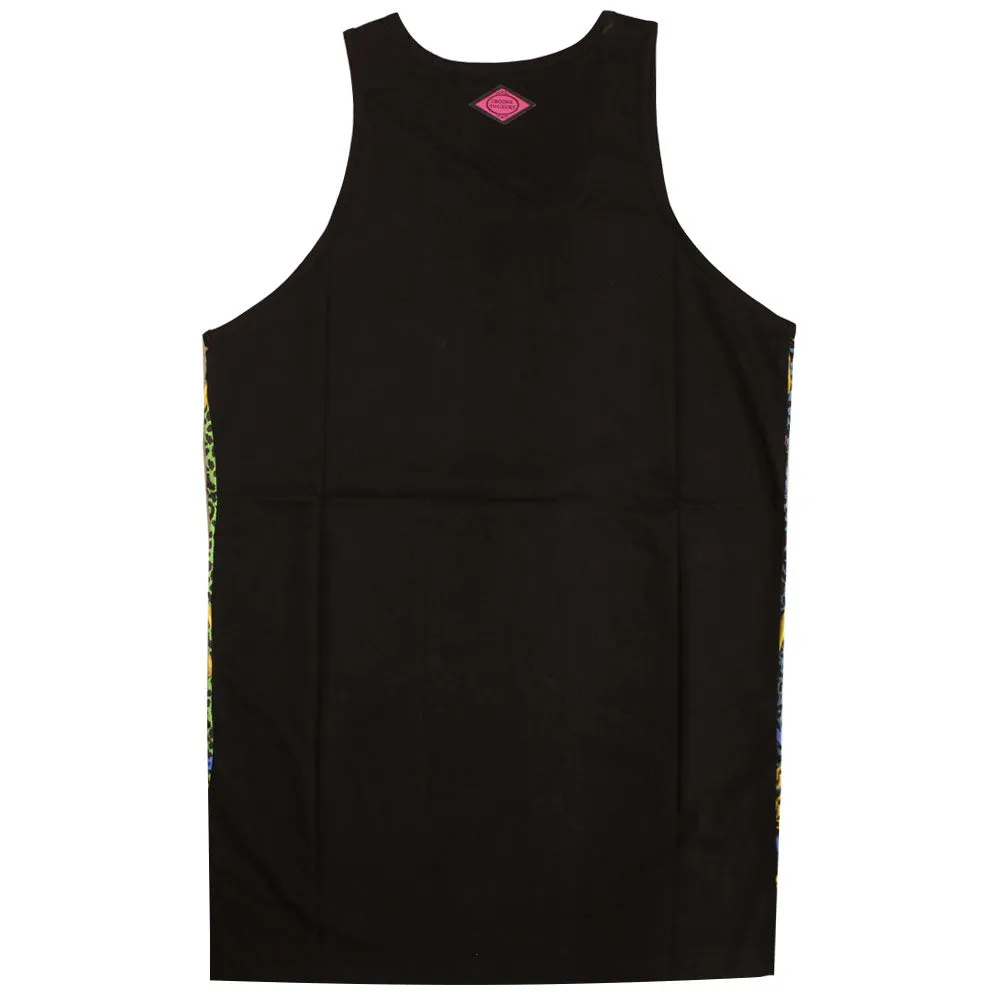 Crooks & Castles Regalia Tank Top Noir Black Multi