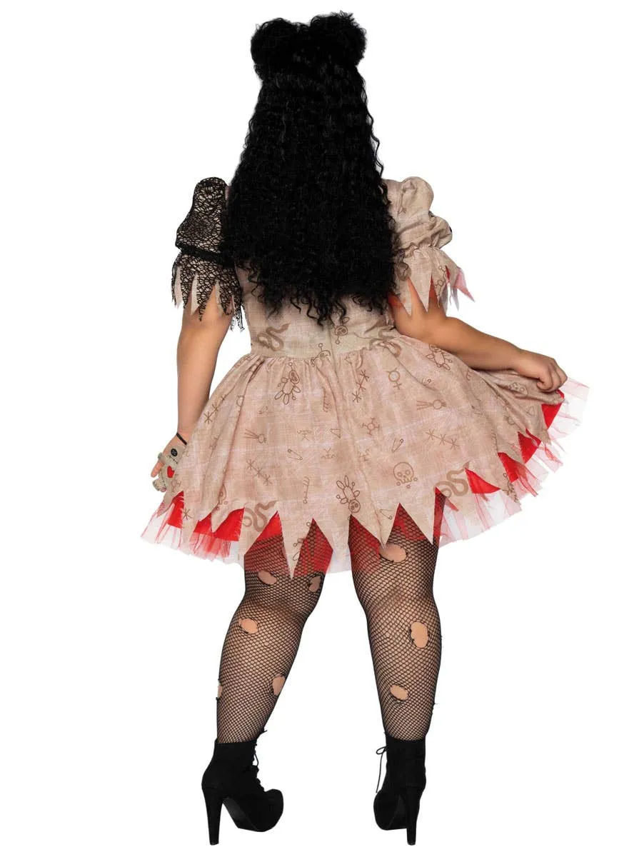 Deadly Voodoo Doll Plus Size Womens Halloween Costume