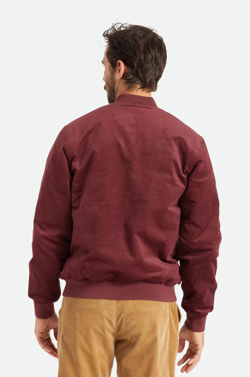 Dillinger Bomber Jacket - Mahogany