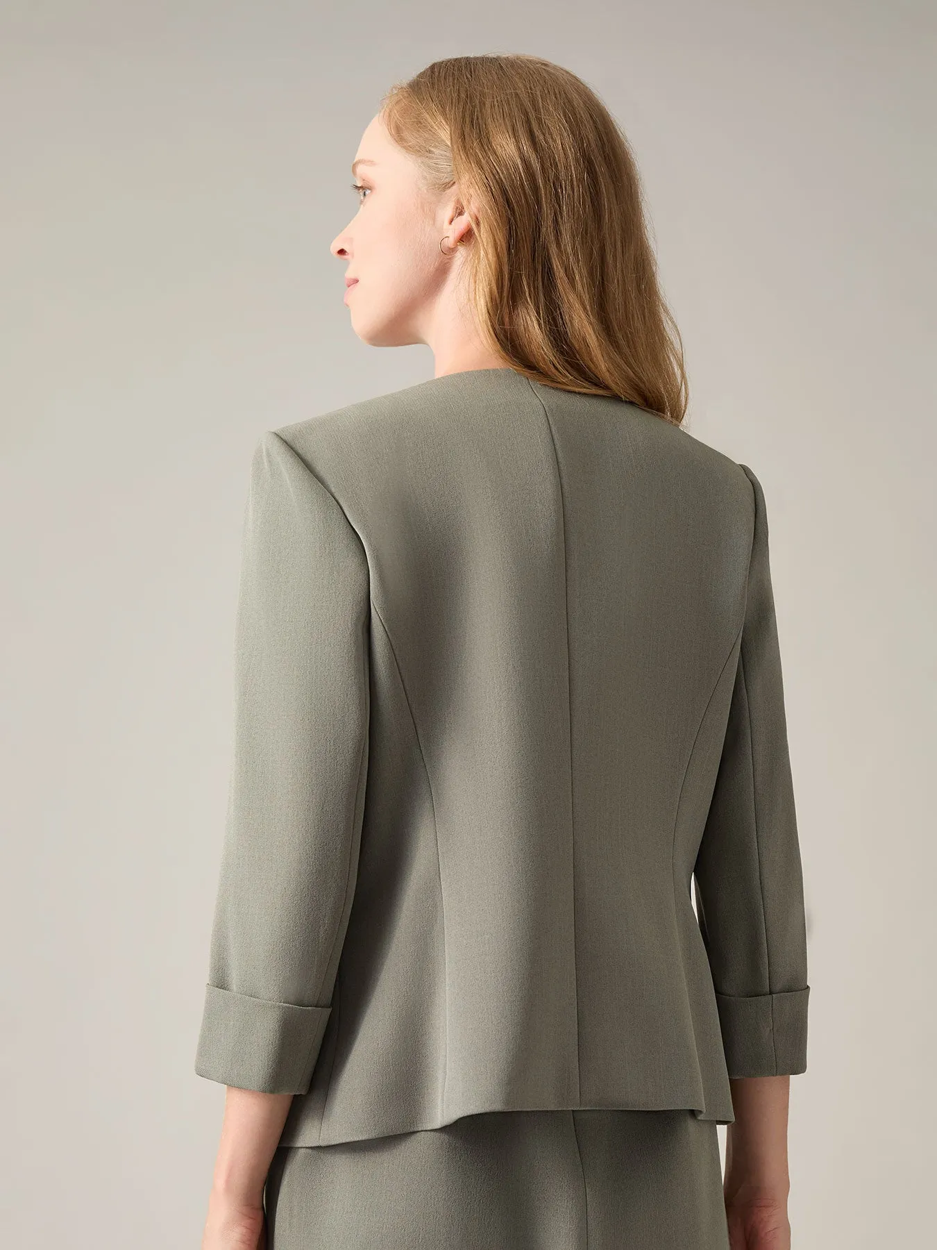 Elle Jacket, Iconic Stretch Crepe