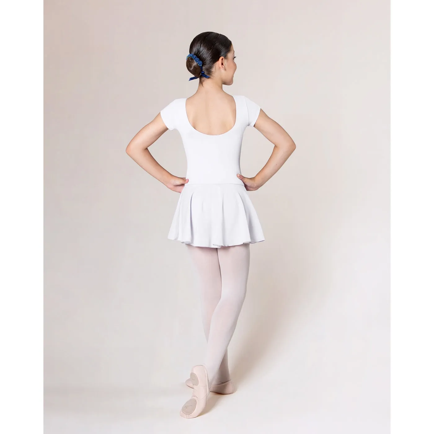 Energetiks Florence Leotard With Skirt | White | Child