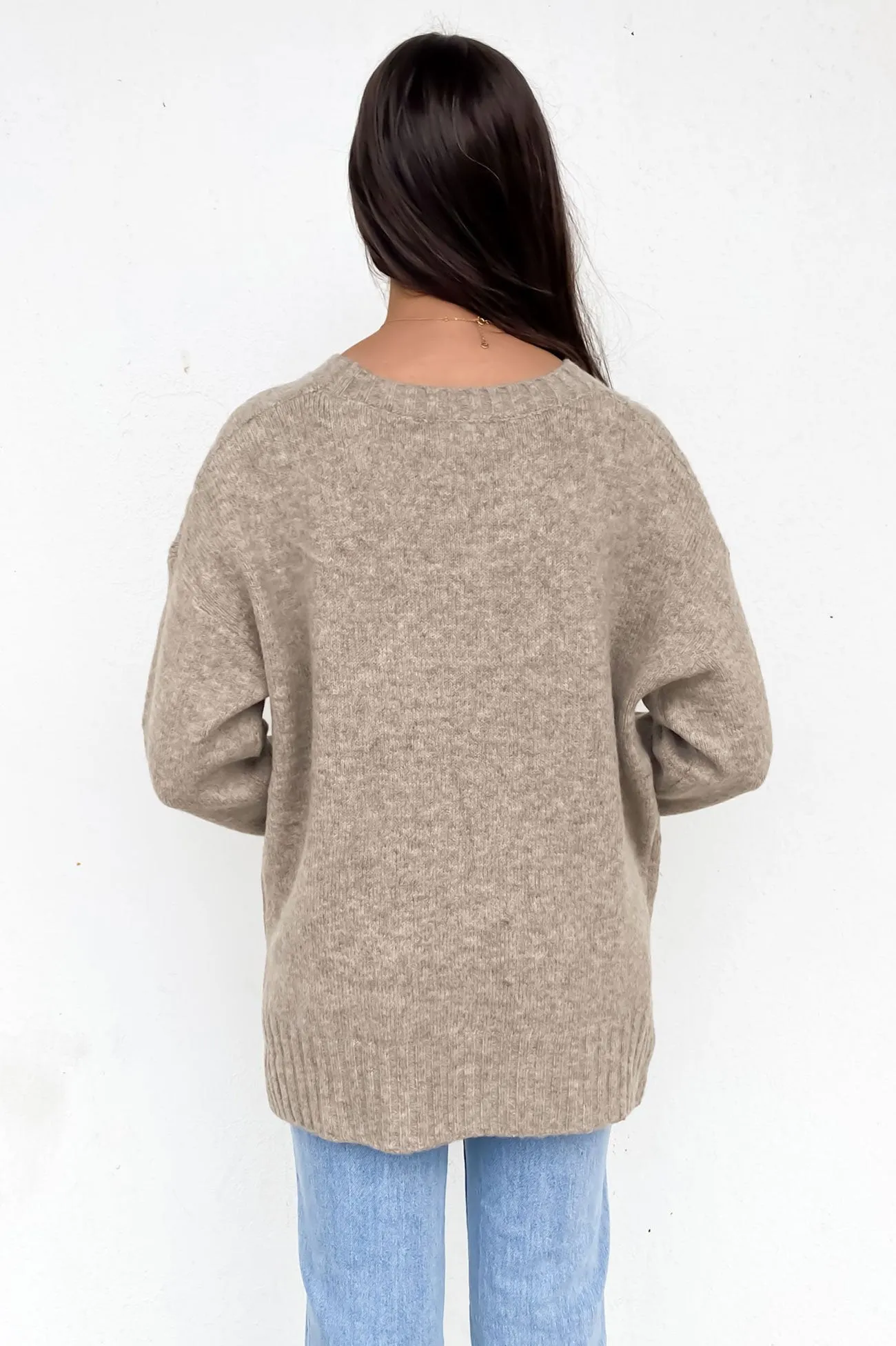 Evie Knit Jumper Mocha