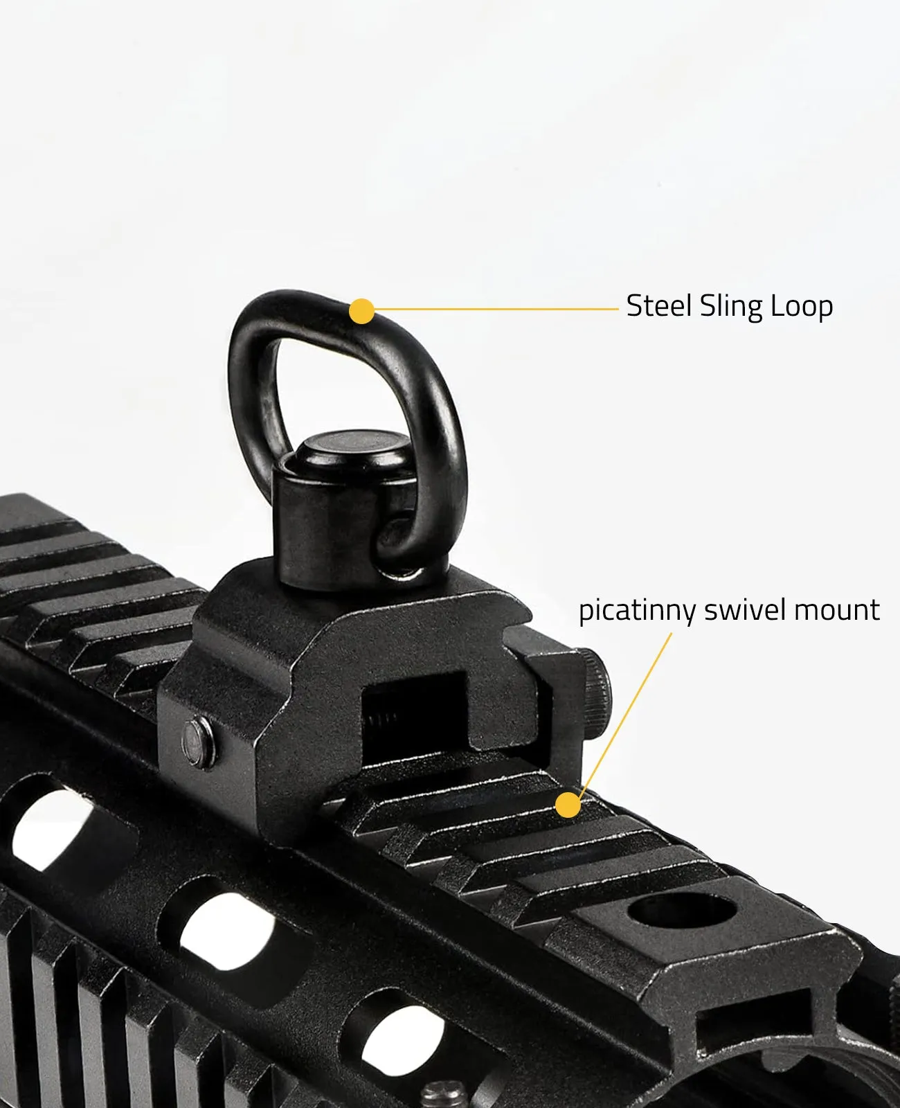 EZshoot Picatinny Sling Swivel Mount 360° Rotation QD Sling Swivels