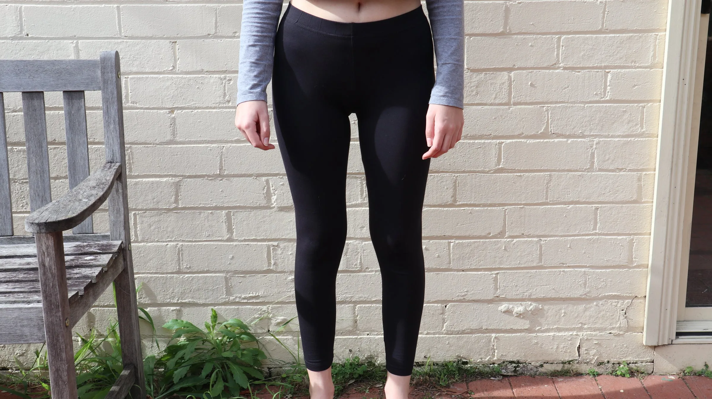 Fair Trade Organic Cotton Leggings Black