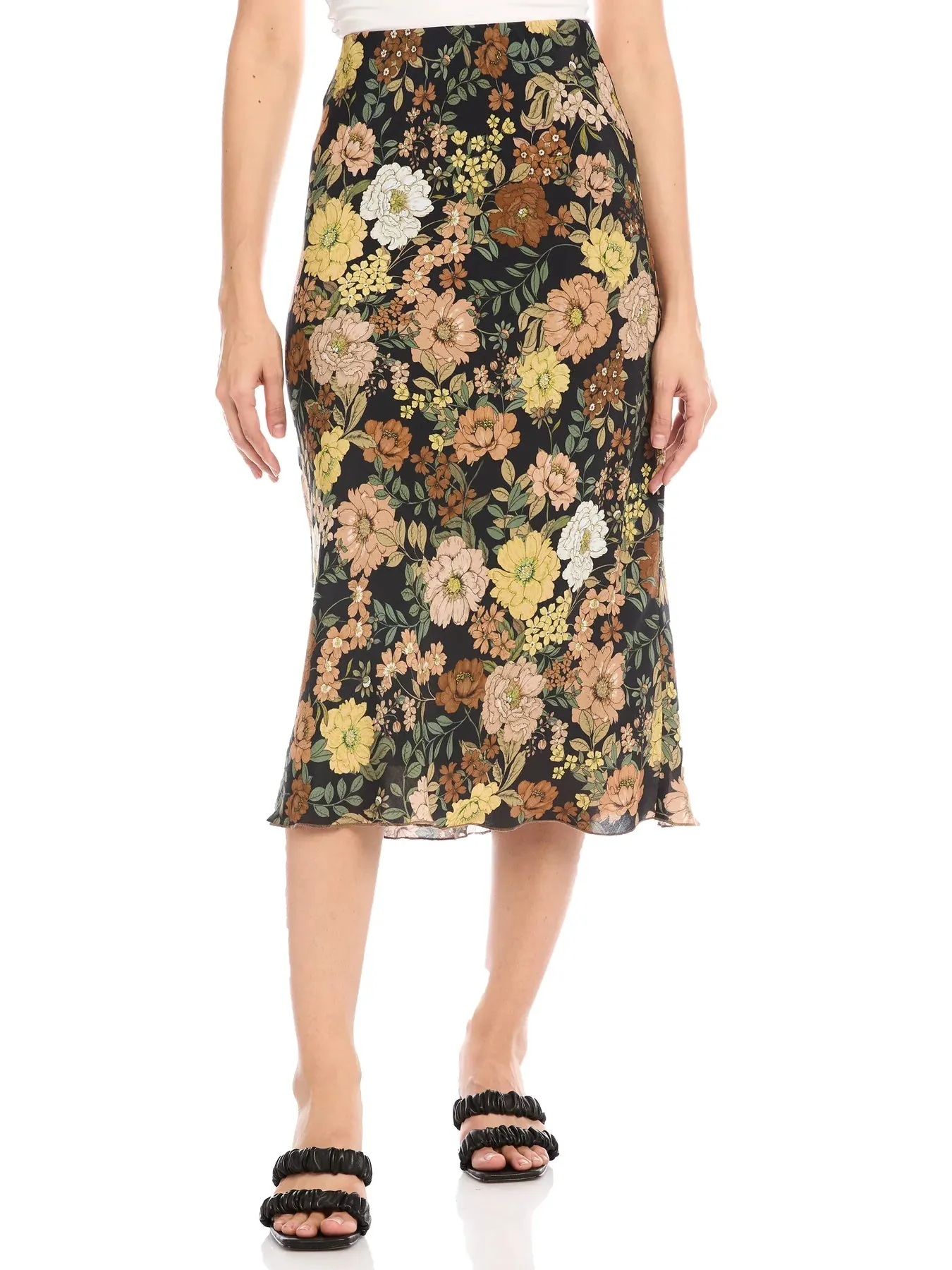 Fifteen Twenty Bias Cut Midi Skirt